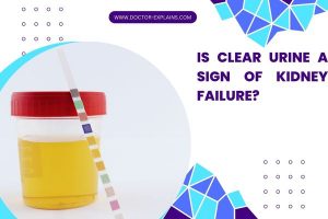 clear urine kidney failure