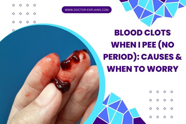blood clots When I pee, no period