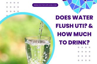 Does water flush UTI? & How much to drink?