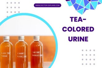 tea-colored urine