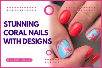 Stunning-Coral-Nails-With-Designs