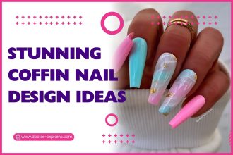 Stunning-COFFIN-Nail-Design-Ideas