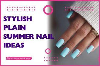 stylish-plain-summer-nail-ideas