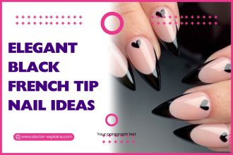23+ Aesthetic Black French-Tip Nail Ideas (2024) elegant-black-french-tip-nail-ideas