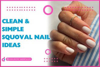 Clean & Simple Squoval Nail Ideas