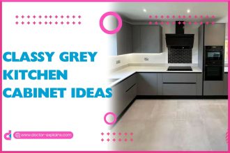 classy grey kitchen cabinet ideas