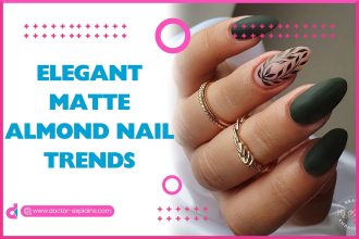 Elegant Matte Almond Nail Trends