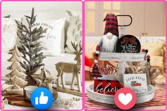 Aesthetic Christmas Coffee Table Decor Ideas