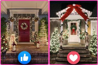 Amazing Front Porch Christmas Lights Inspirations
