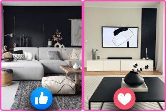 Classy Black and Neutral Living Room Ideas