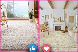 Trendy Neutral Area Rugs For Living Rooms