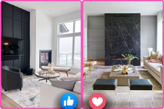 Chic Neutral Living Rooms With Black Accents